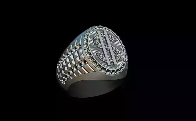 Dollar coin ring