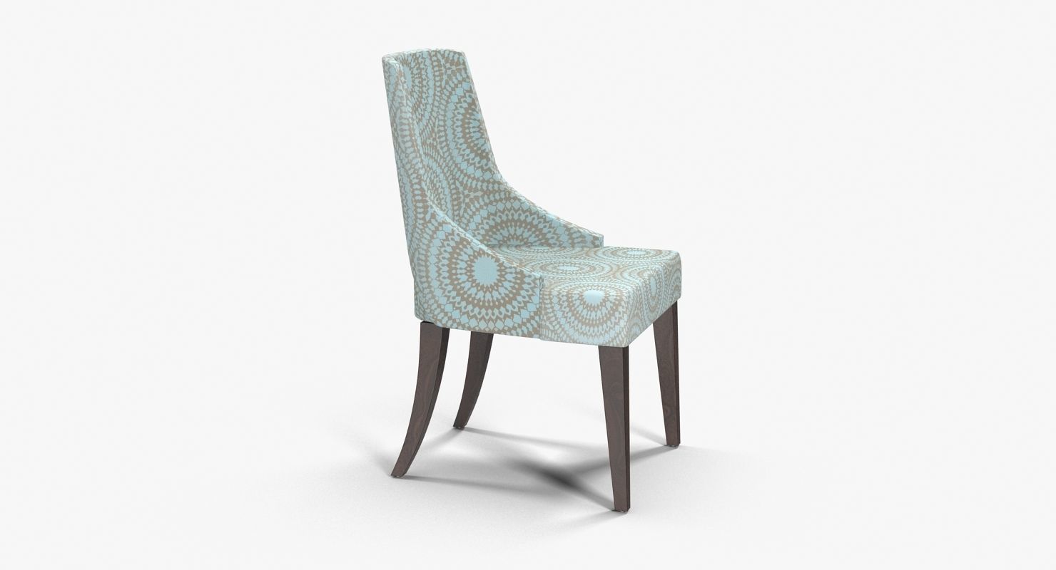 Chair Generic 1 Low-poly 3D model_9