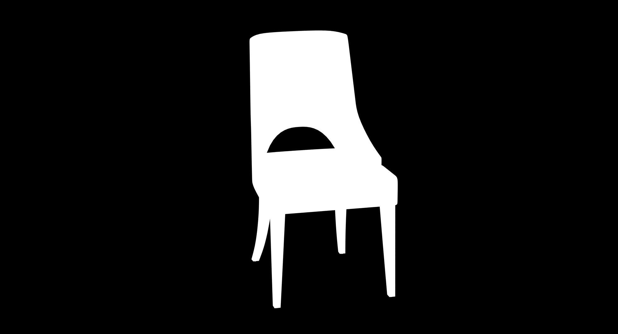 Chair Generic 1 Low-poly 3D model_1