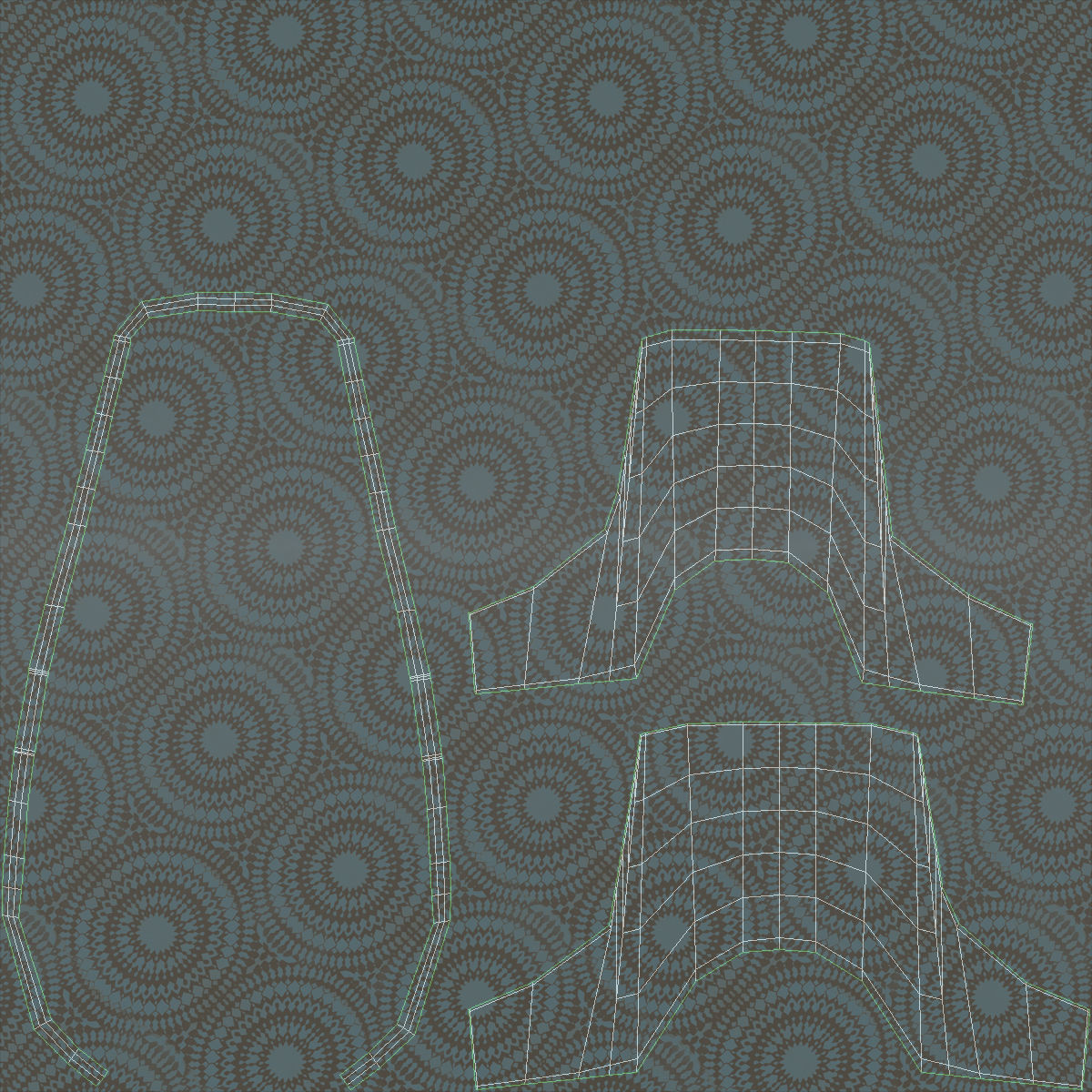 Chair Generic 1 Low-poly 3D model_30