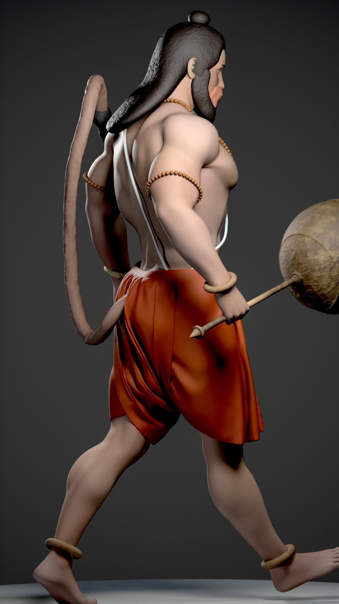 HANUMAN - HINDU GOD 3D print model_17