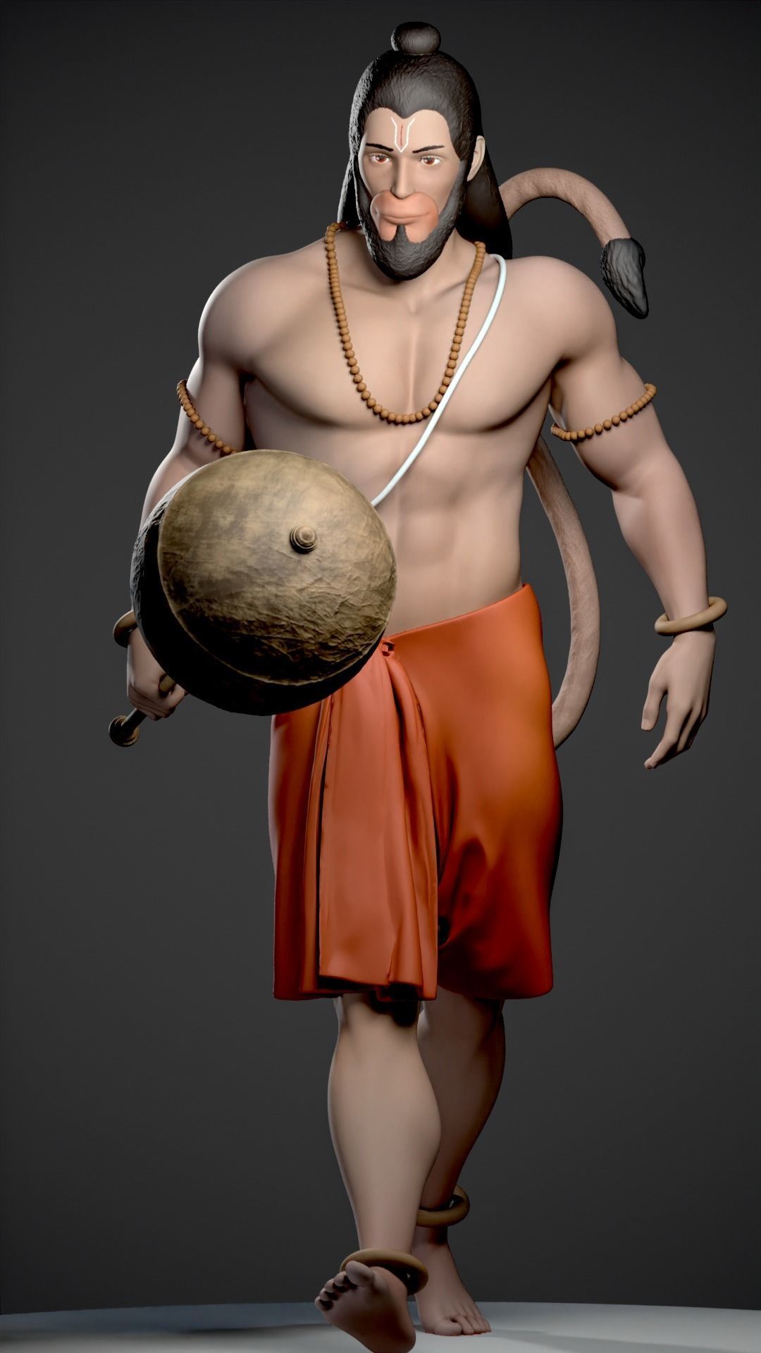 HANUMAN - HINDU GOD 3D print model_14
