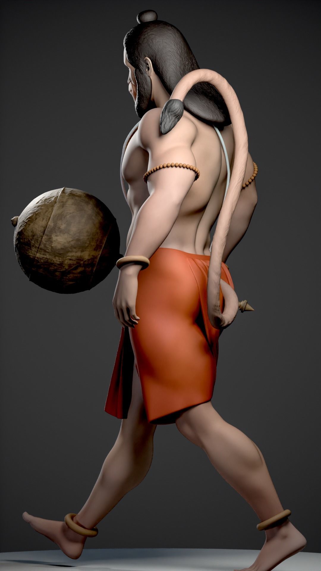 HANUMAN - HINDU GOD 3D print model_22