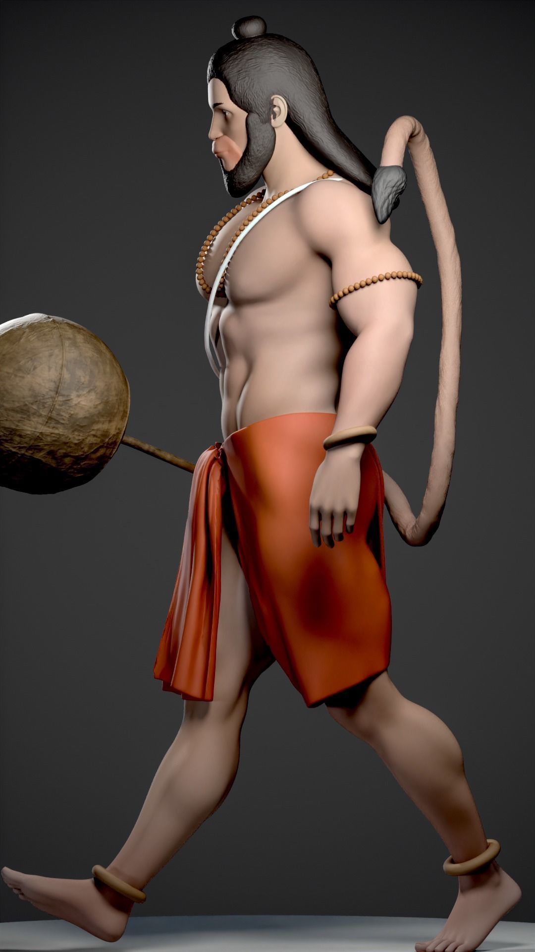 HANUMAN - HINDU GOD 3D print model_23