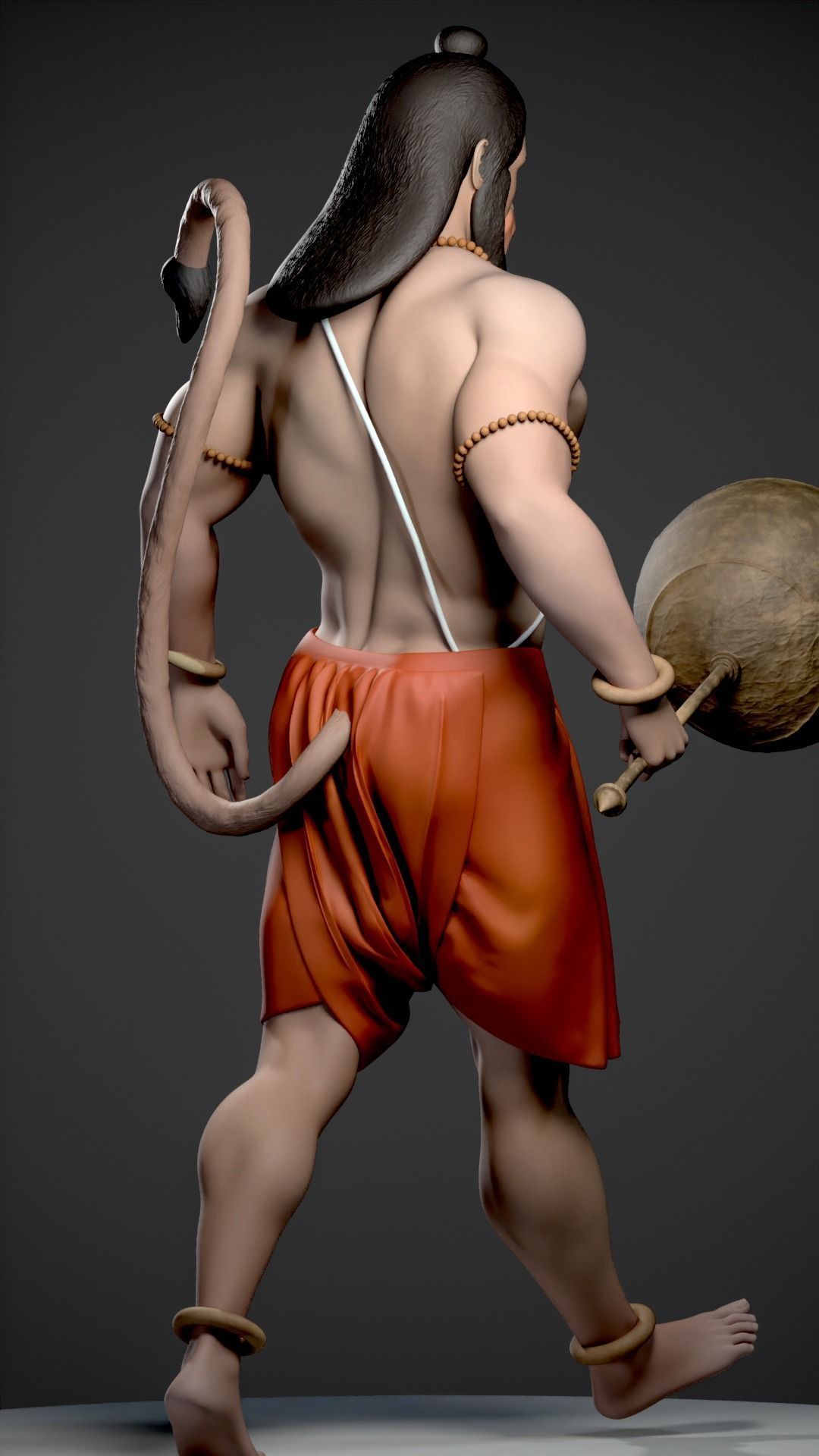 HANUMAN - HINDU GOD 3D print model_18