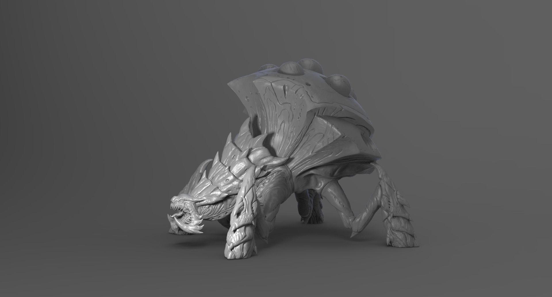 StarCraft2 SwarmHost 3D print model_1