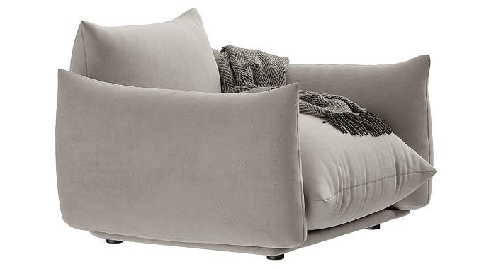 Marenco Armchair 3D model 5