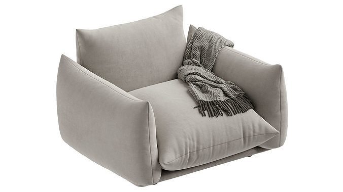Marenco Armchair 3D model 2