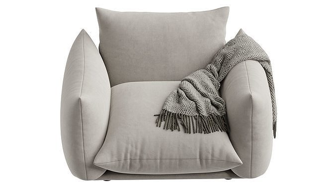 Marenco Armchair 3D model 4