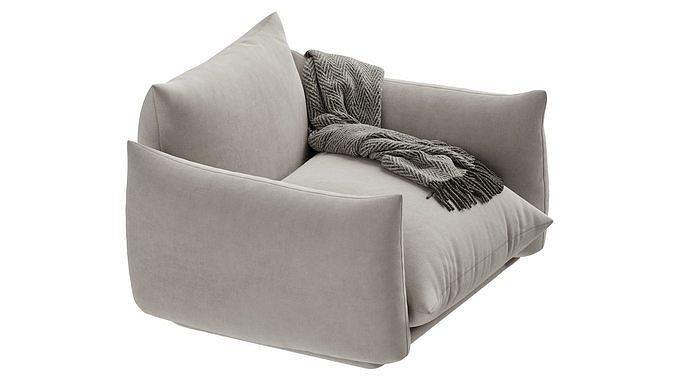 Marenco Armchair 3D model 7