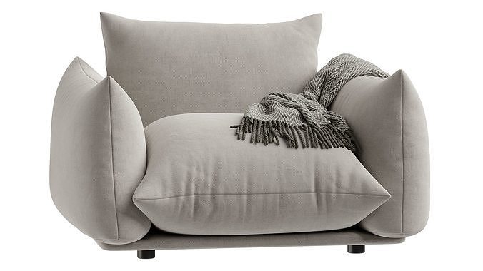 Marenco Armchair 3D model 6