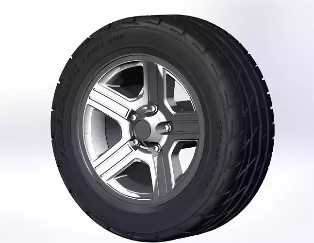 Wheels for scale model of Camaro IROC-Z 1988