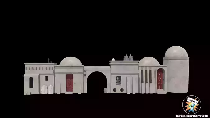 Star Wars Modular Tatooine Shelf Diorama for action figures