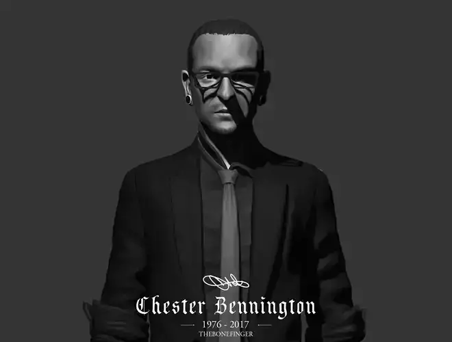 Chester Bennington LINKIN PARK 3D print model
