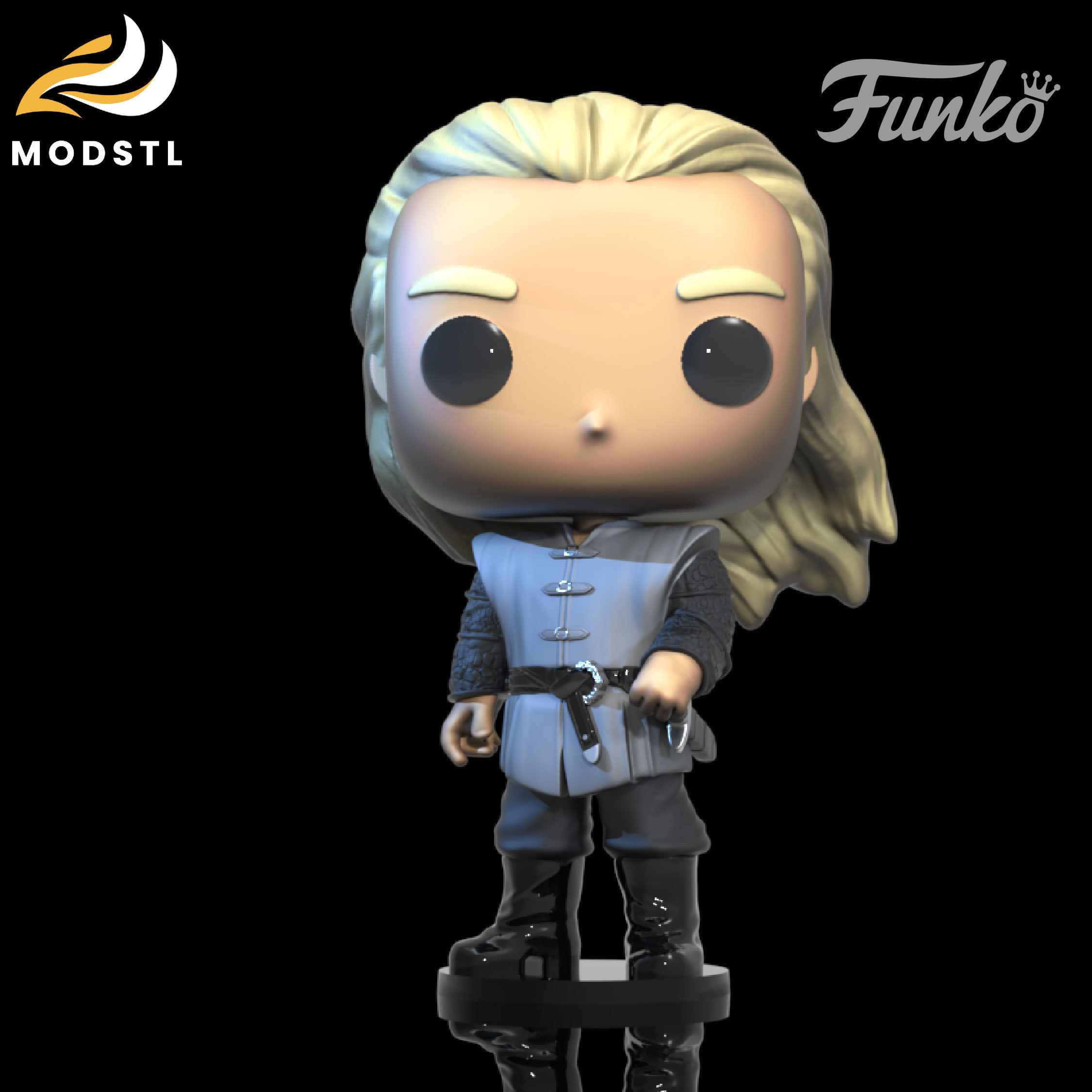 GHV2010 POP DAEMON TARGARYEN 3D print model_1