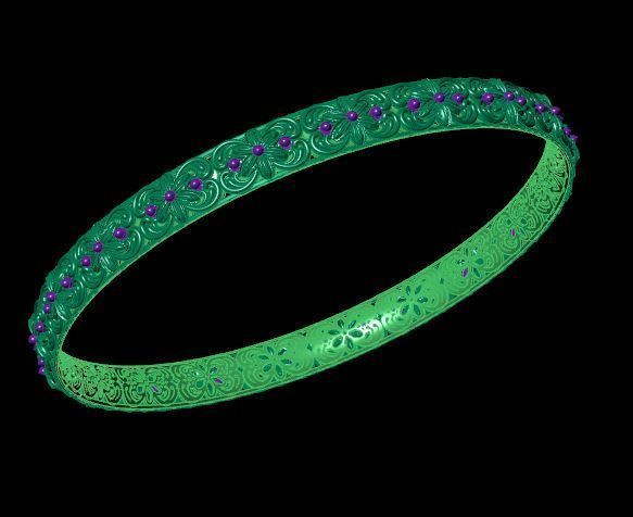 Bracelet 3D print model_2