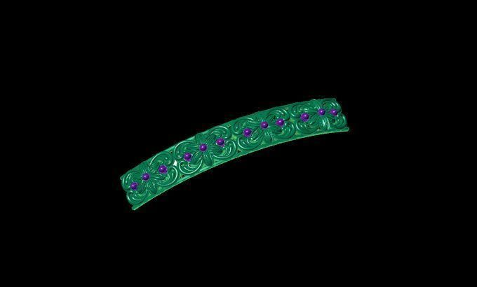 Bracelet 3D print model_3