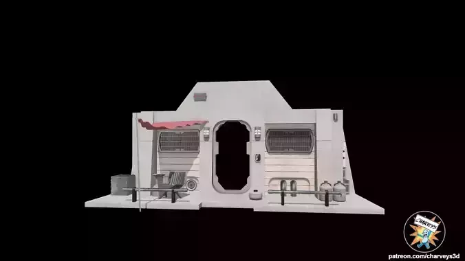 Star Wars The Mandalorian Nevarro Cabin for action figures