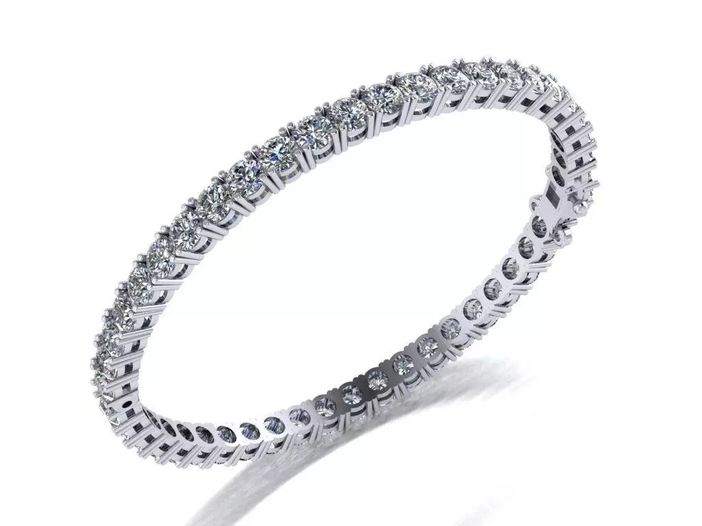 Diamond bangle 3D print model