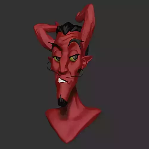 Devil 3D Model Character