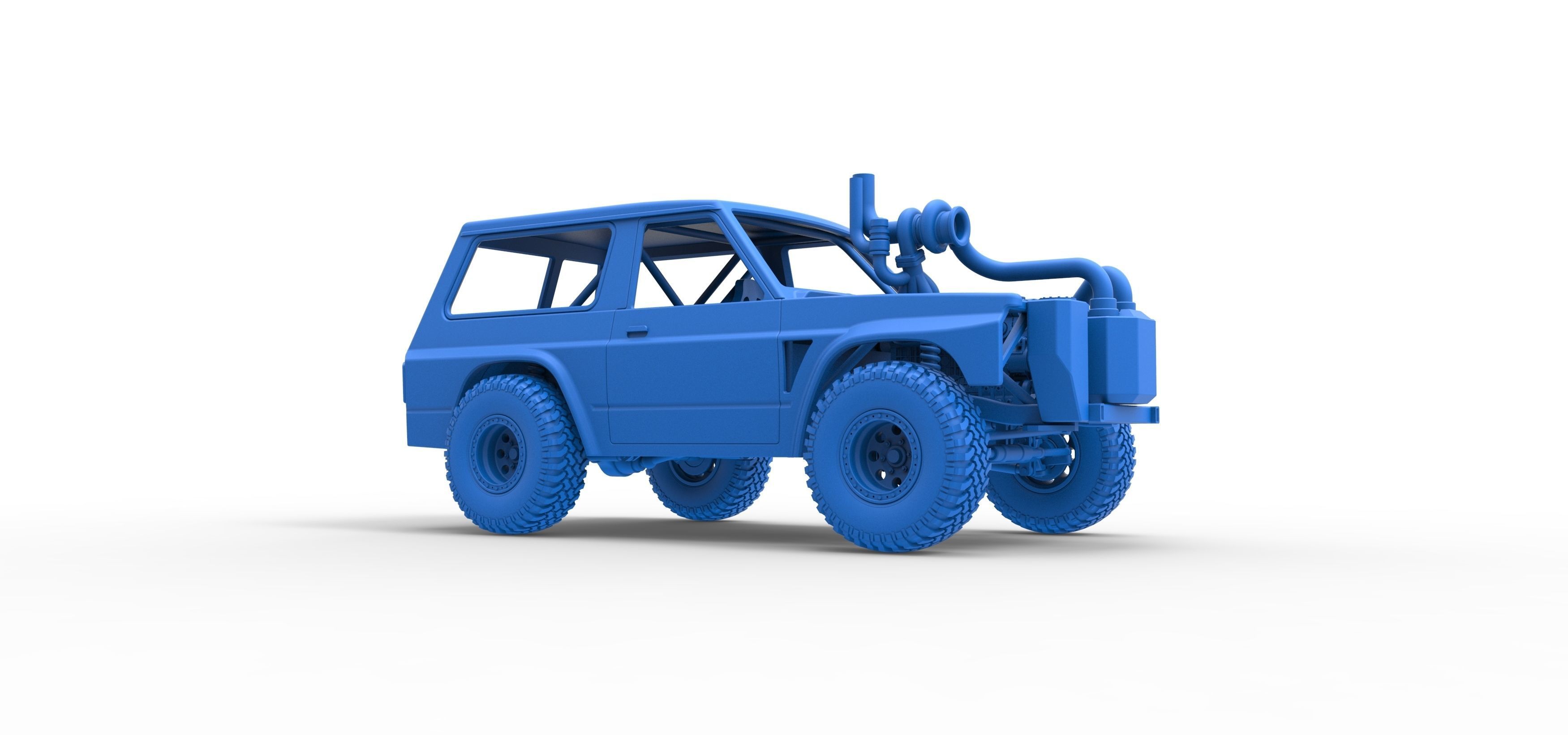 Uphill Sand Racing Dragster Scale 1 to 25 3D print model_49