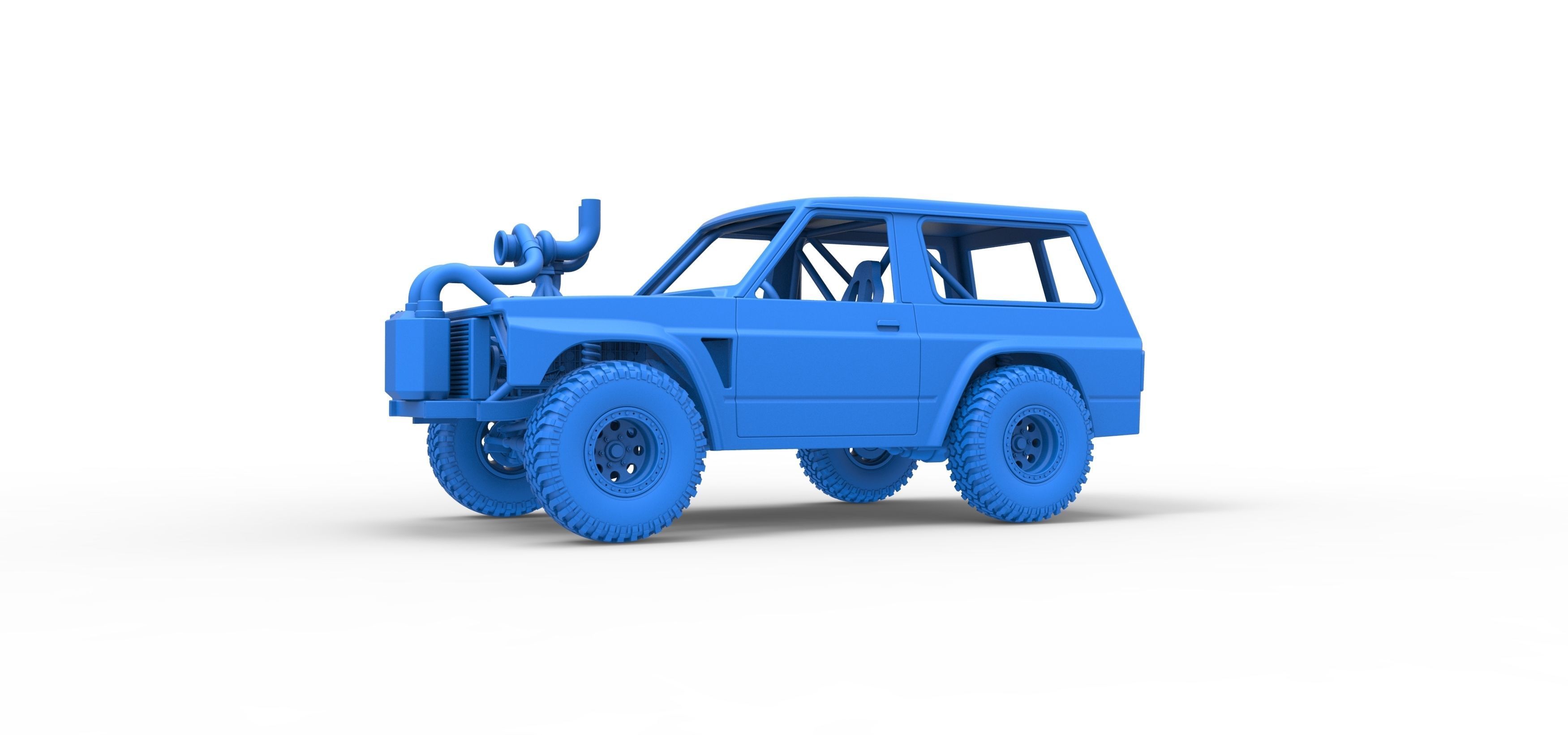 Uphill Sand Racing Dragster Scale 1 to 25 3D print model_29