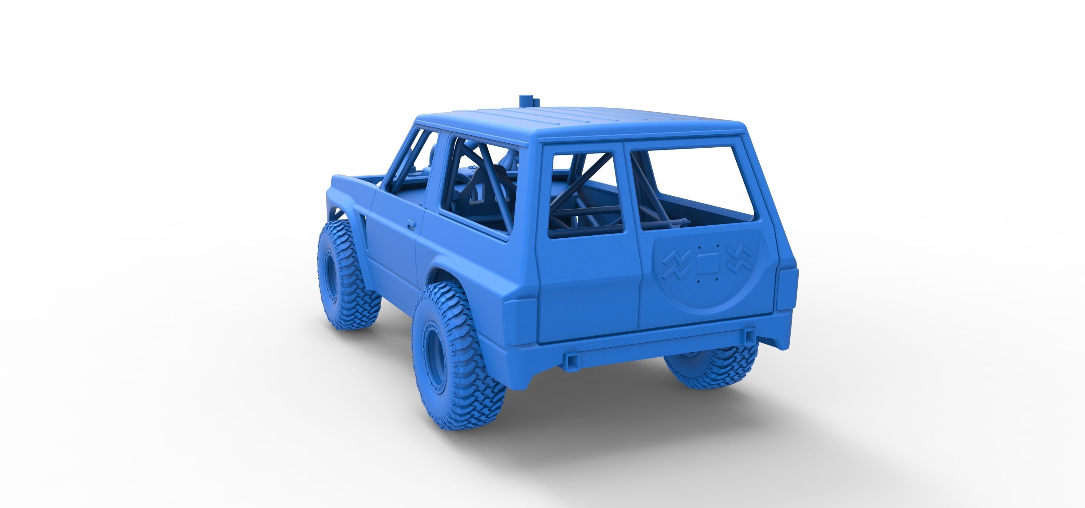 Uphill Sand Racing Dragster Scale 1 to 25 3D print model_41