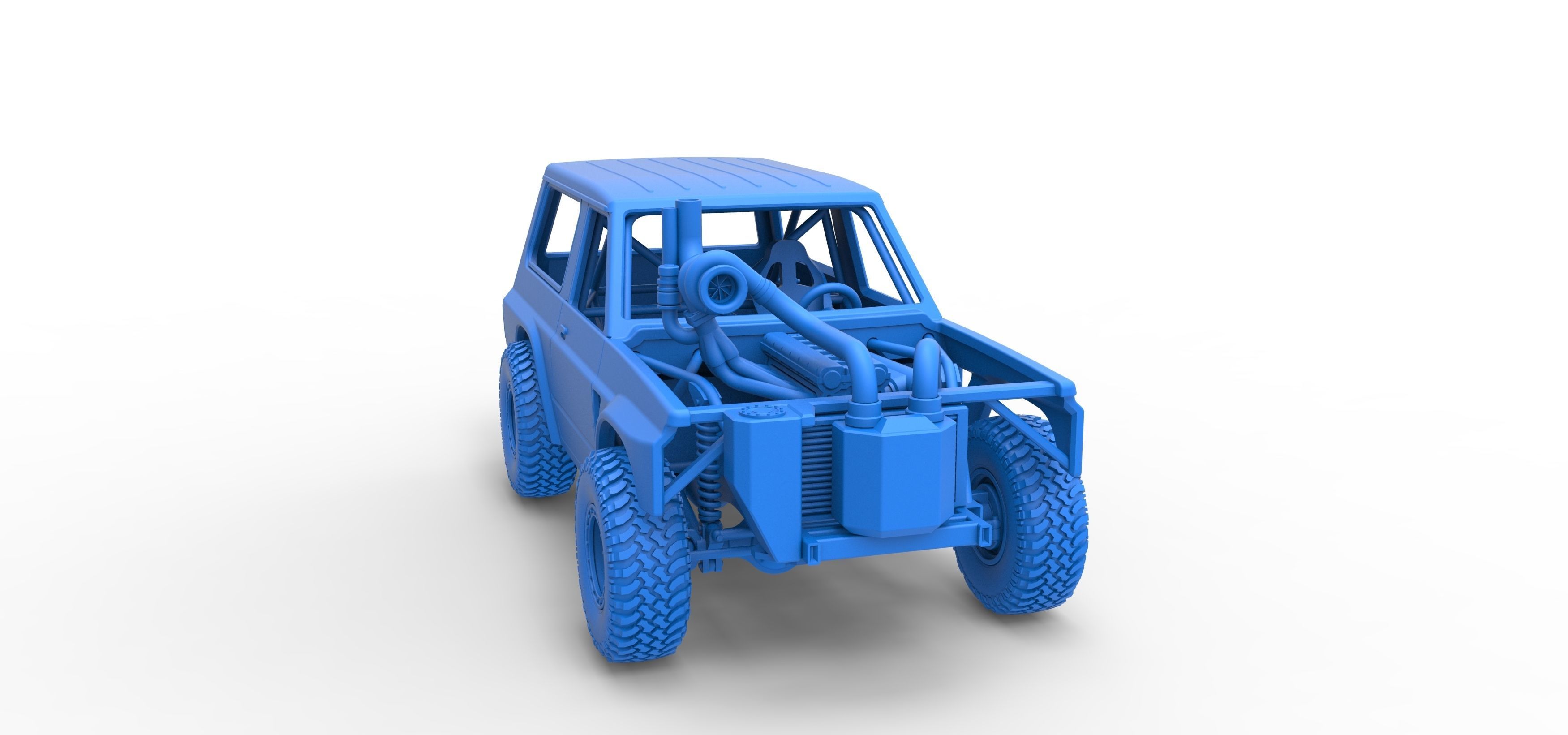 Uphill Sand Racing Dragster Scale 1 to 25 3D print model_50