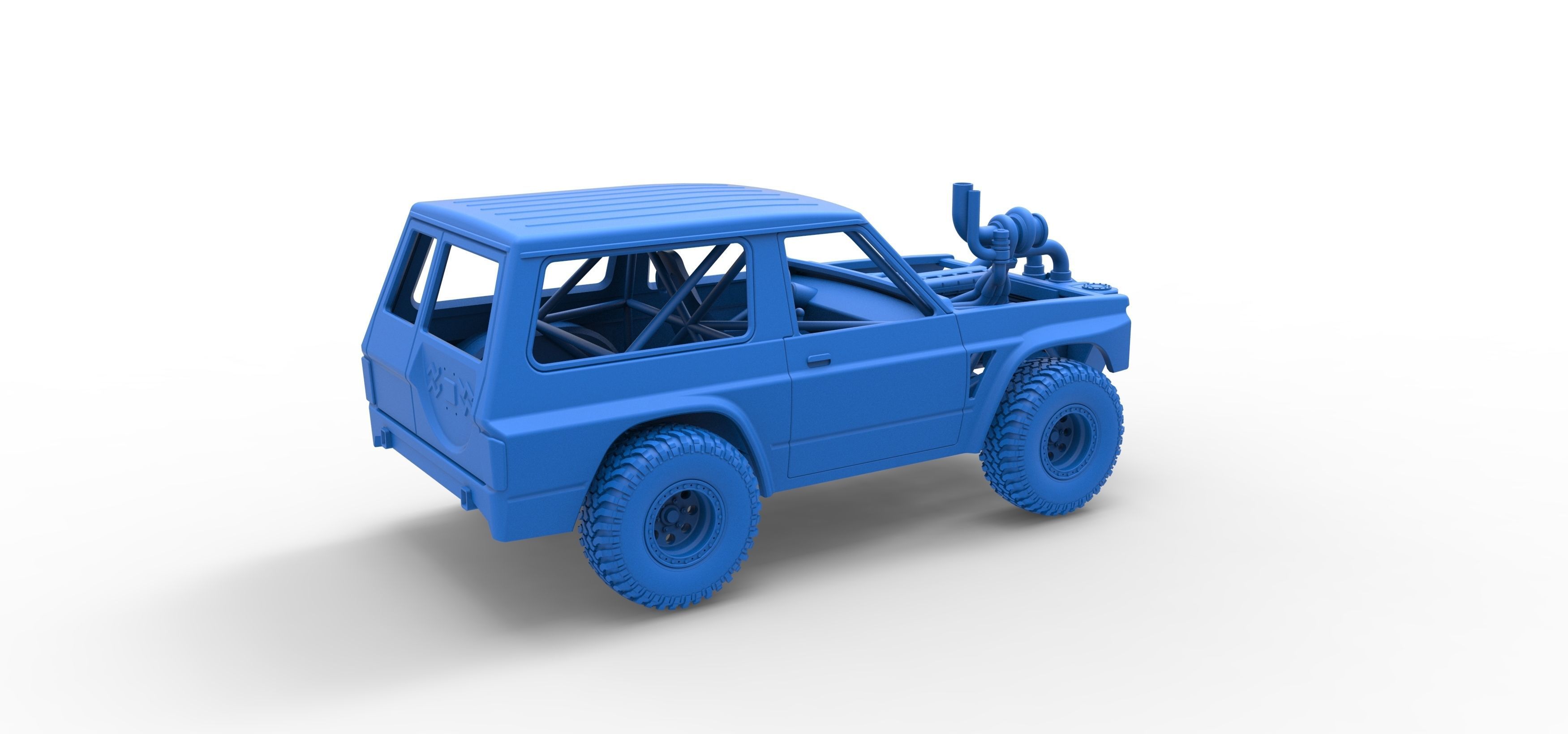 Uphill Sand Racing Dragster Scale 1 to 25 3D print model_45