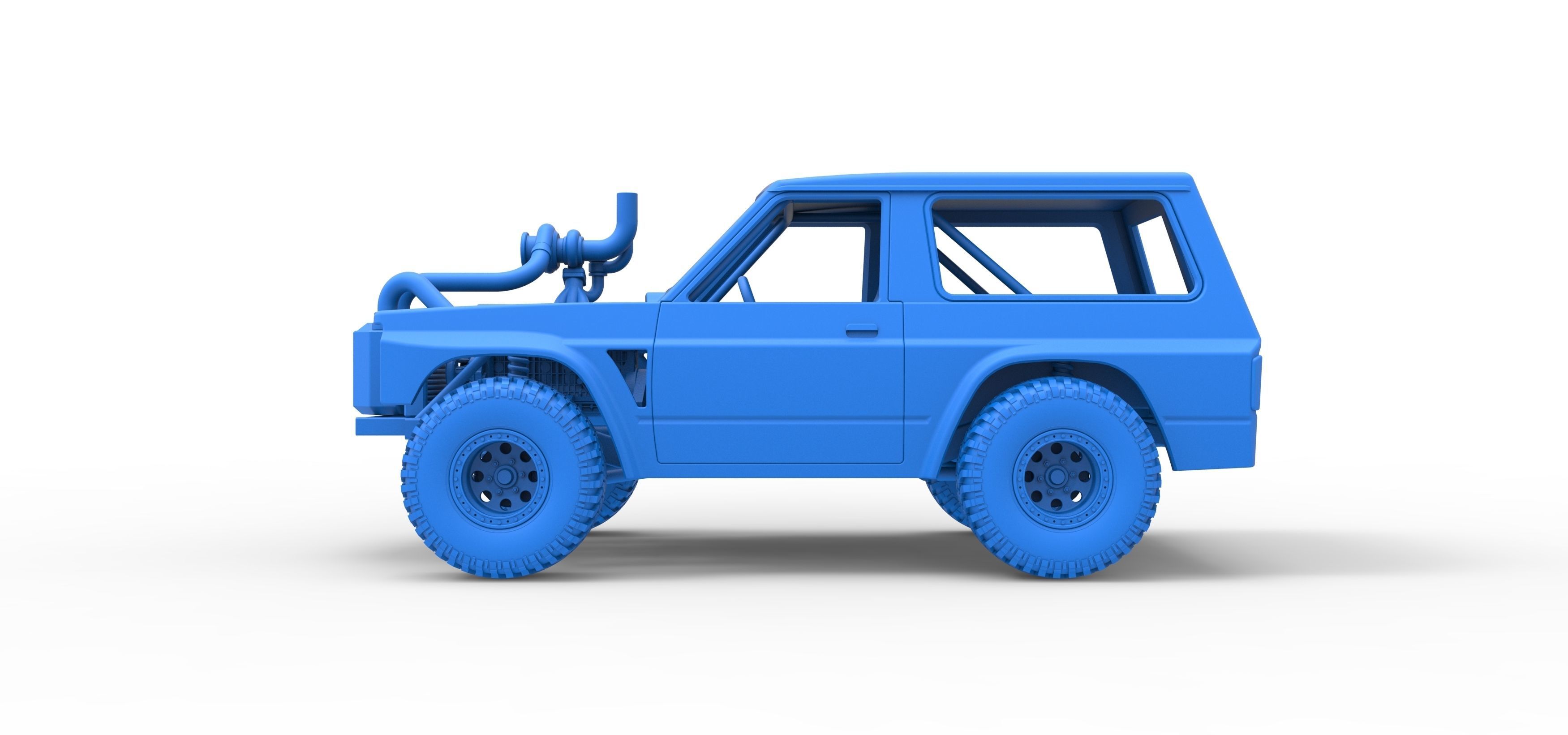 Uphill Sand Racing Dragster Scale 1 to 25 3D print model_36