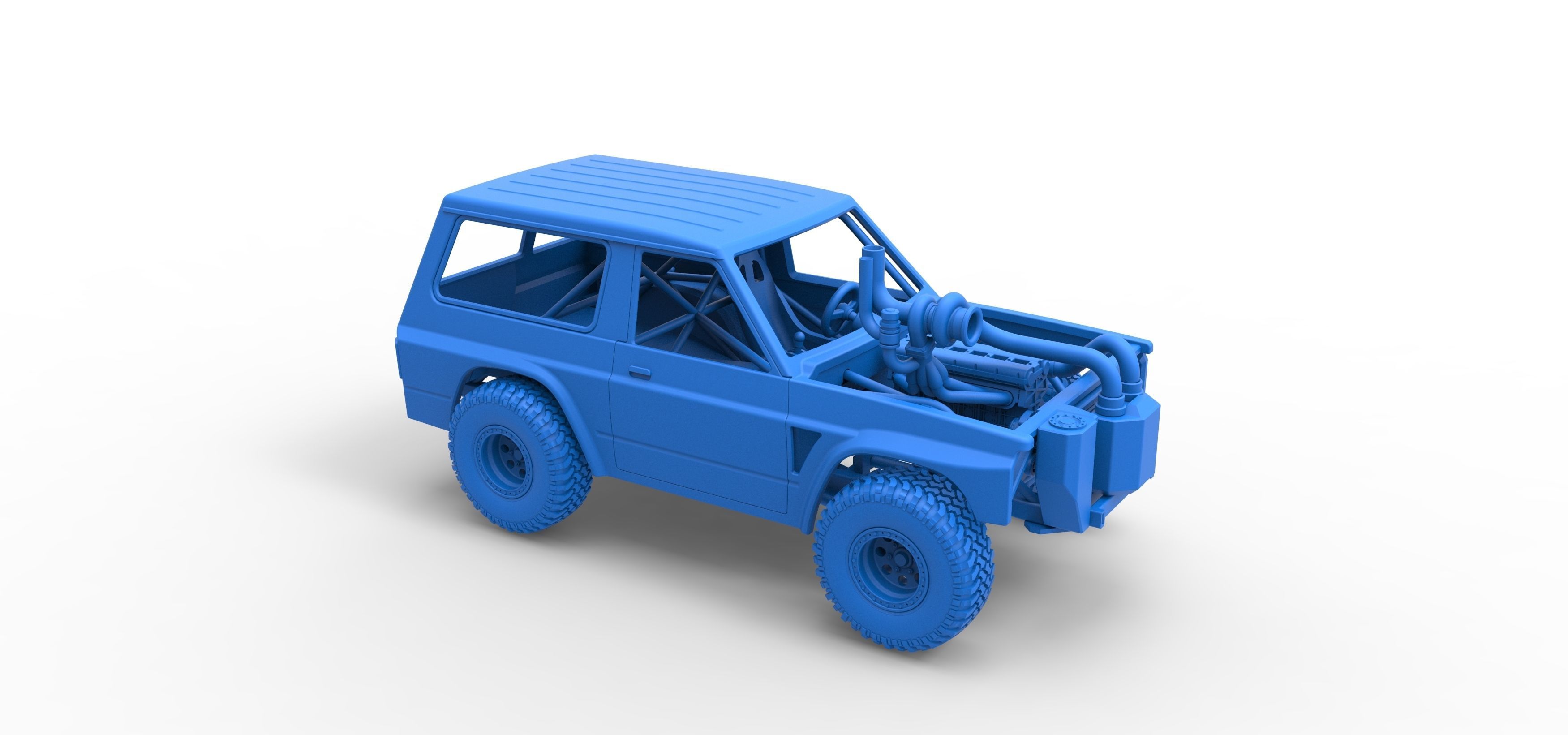 Uphill Sand Racing Dragster Scale 1 to 25 3D print model_48