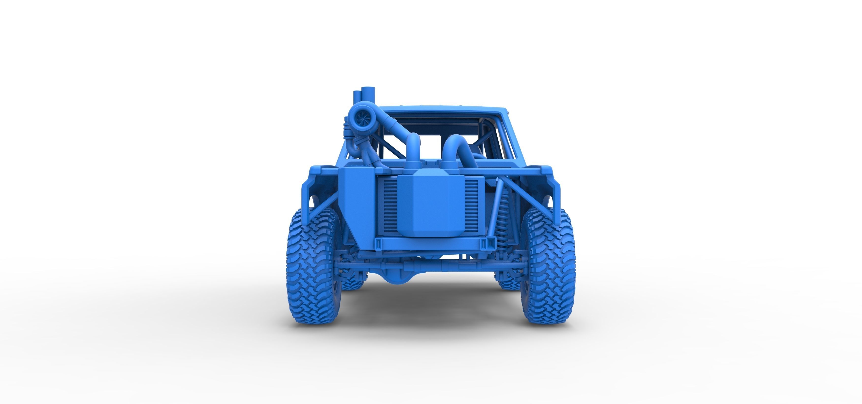Uphill Sand Racing Dragster Scale 1 to 25 3D print model_34