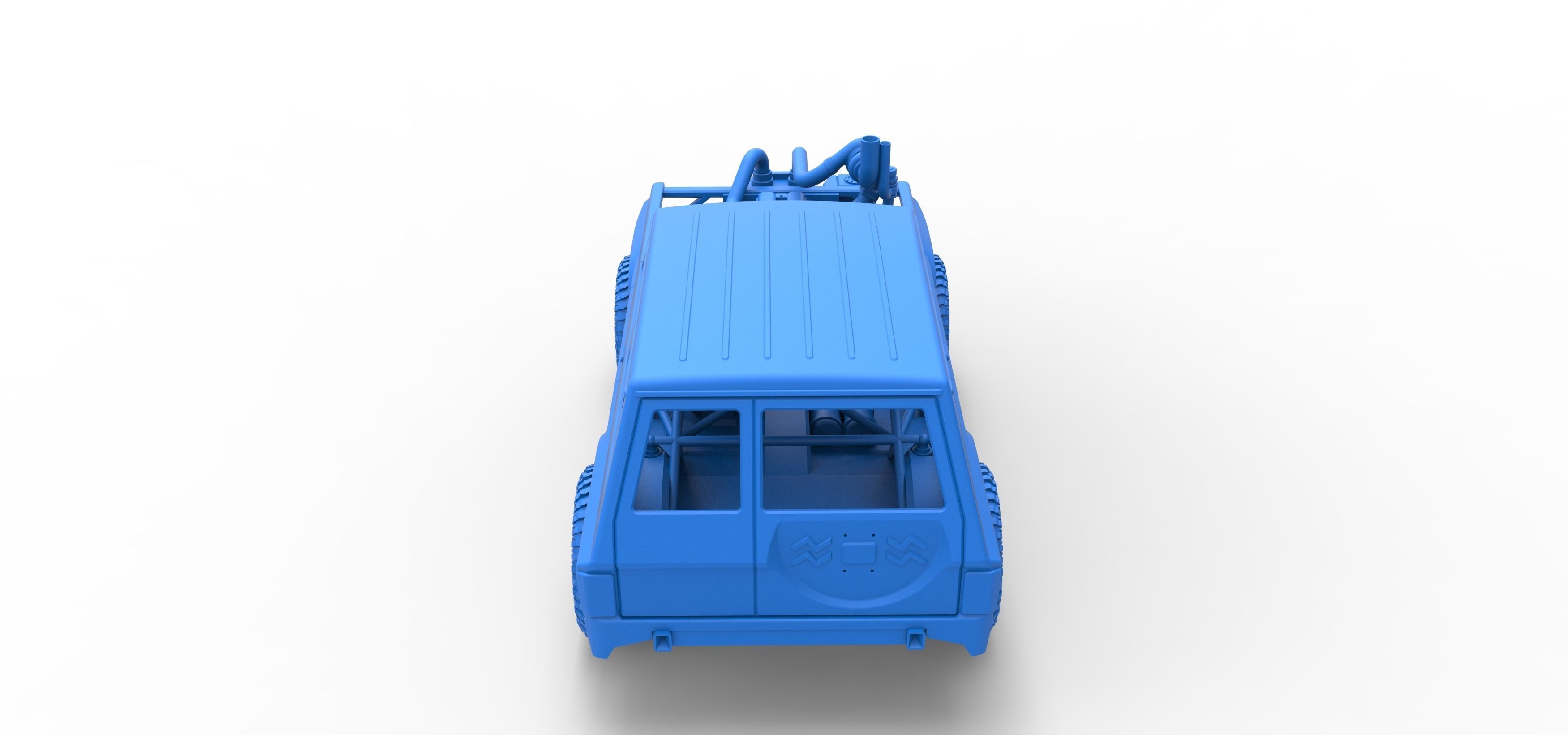 Uphill Sand Racing Dragster Scale 1 to 25 3D print model_44