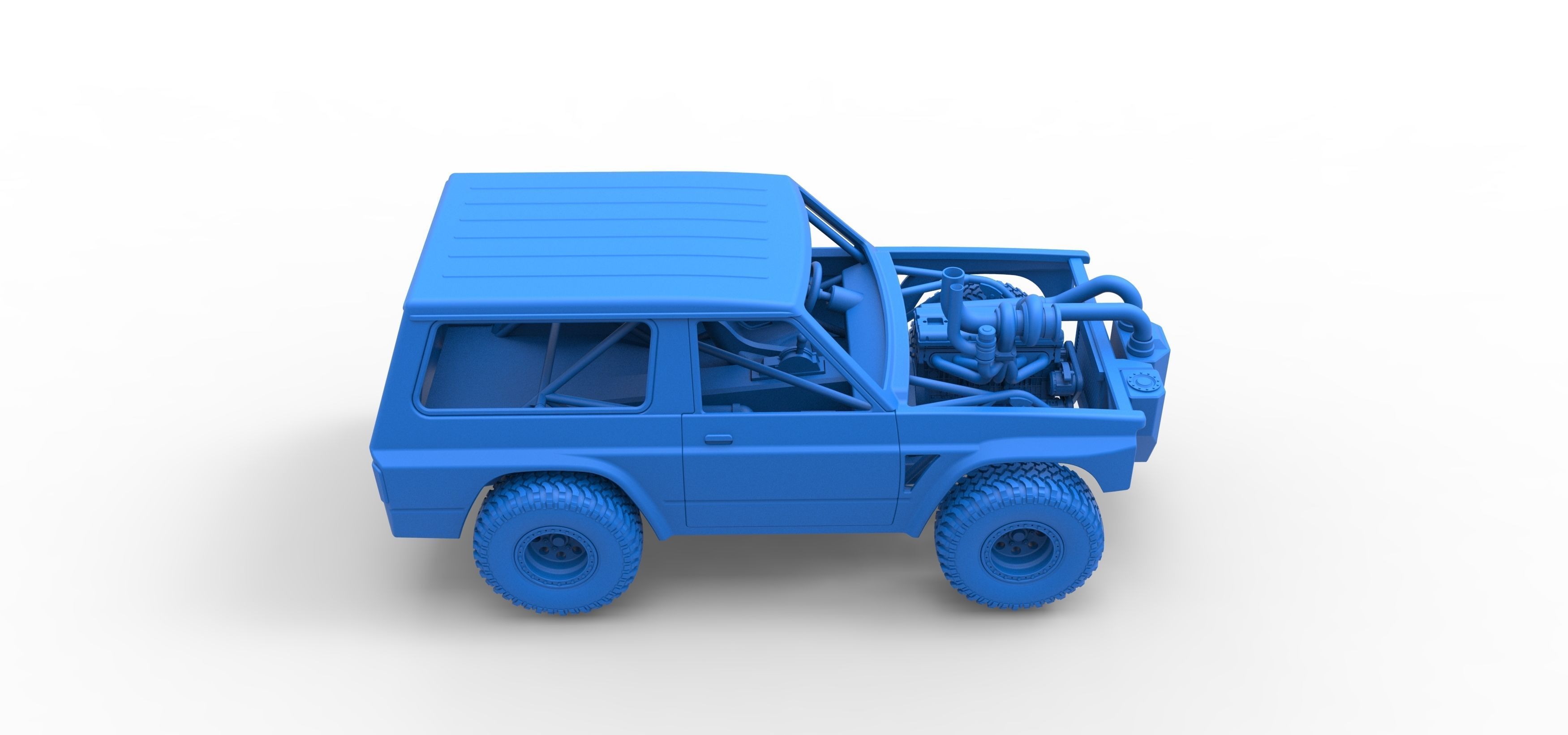 Uphill Sand Racing Dragster Scale 1 to 25 3D print model_47