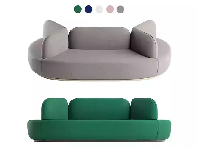 La Isla Sofa 314-10-Z2RH by Sancal 3D model