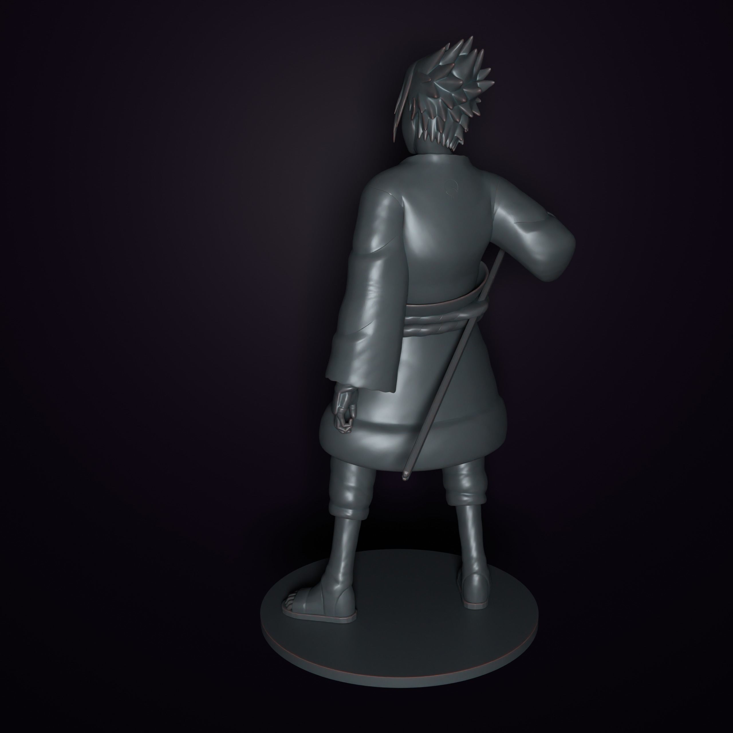 Sasuke Uchiha 3D print model_5