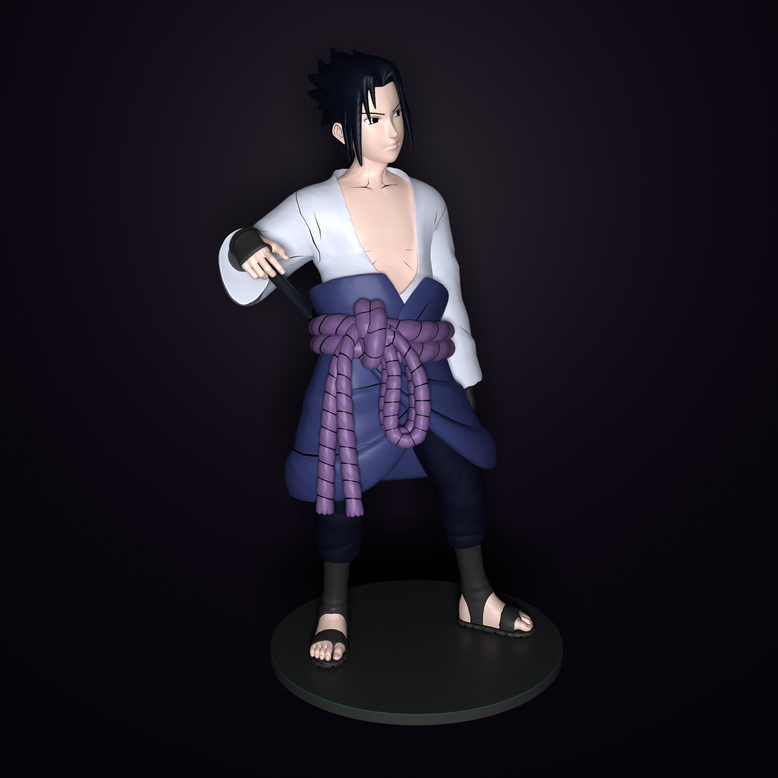 Sasuke Uchiha 3D print model_10