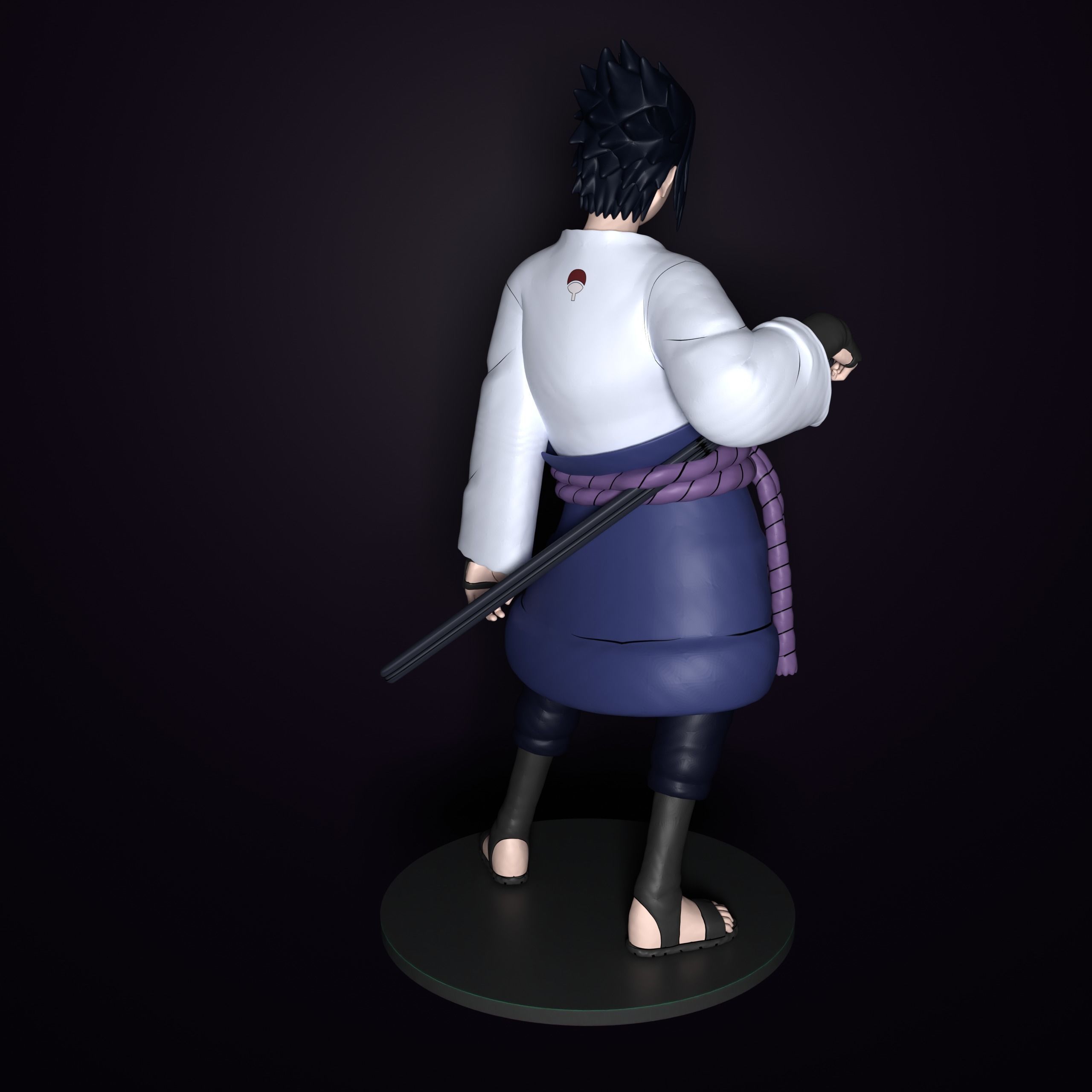 Sasuke Uchiha 3D print model_6