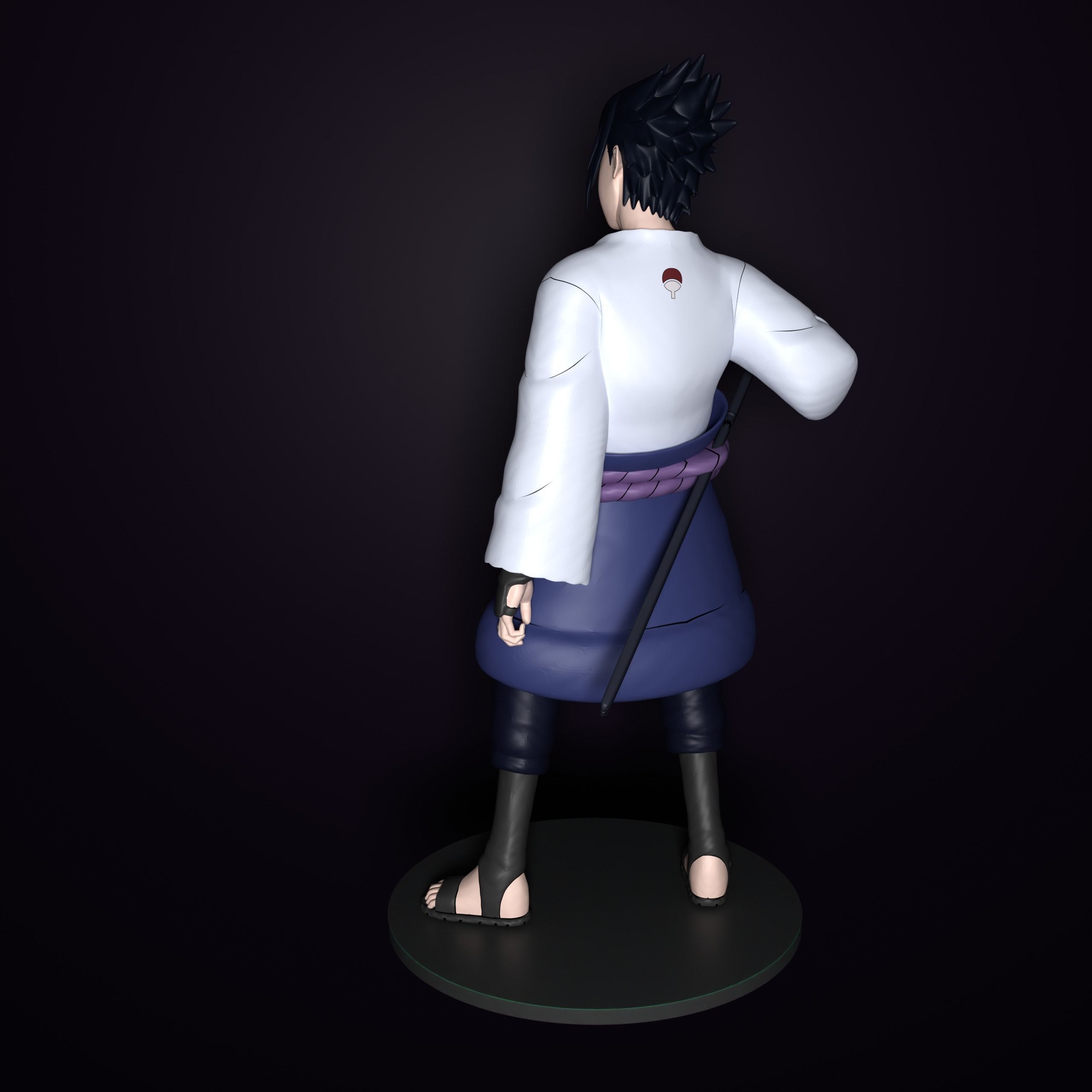 Sasuke Uchiha 3D print model_4