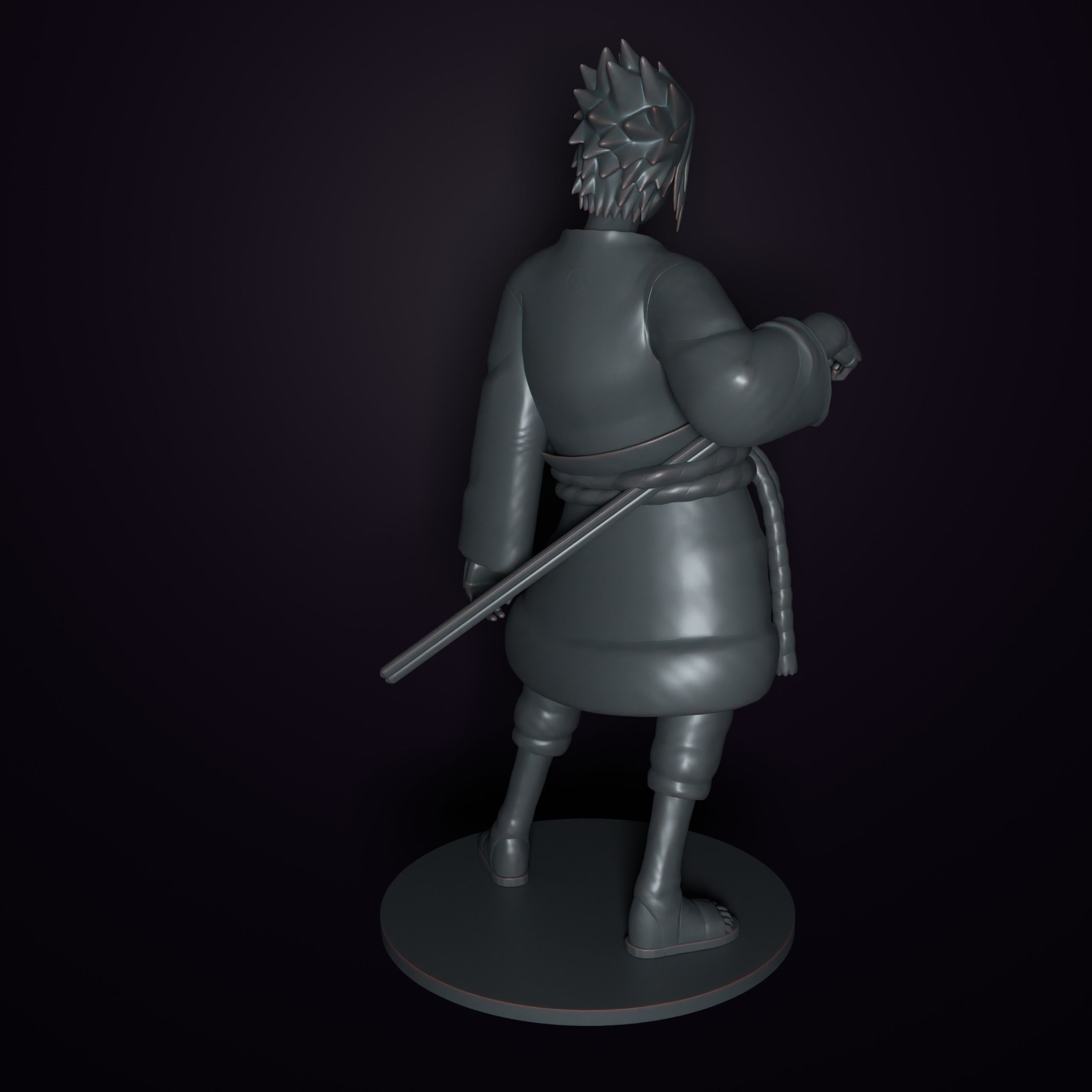 Sasuke Uchiha 3D print model_7