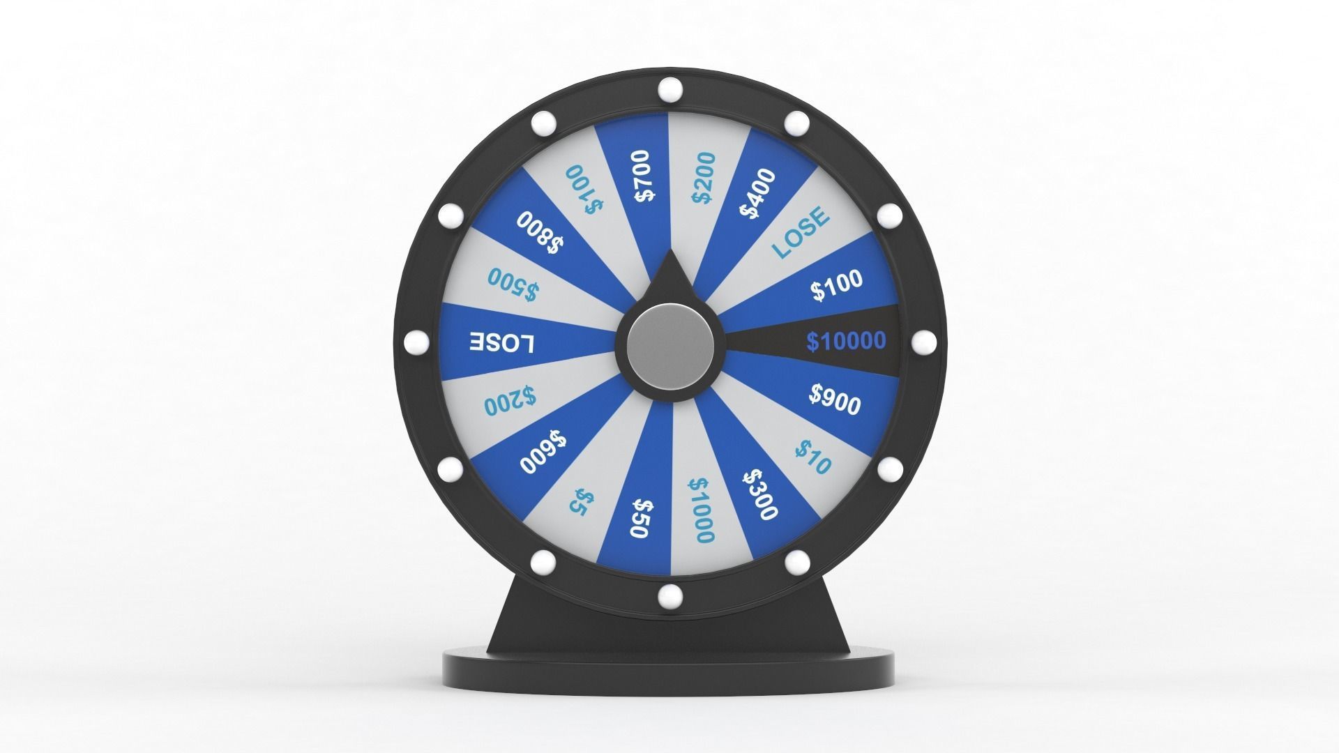 Wheel of Fortune 3D model_1