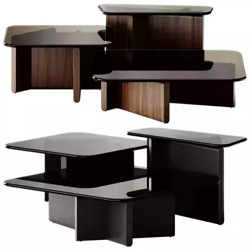 Fiam Italia Type Glass Coffee Table