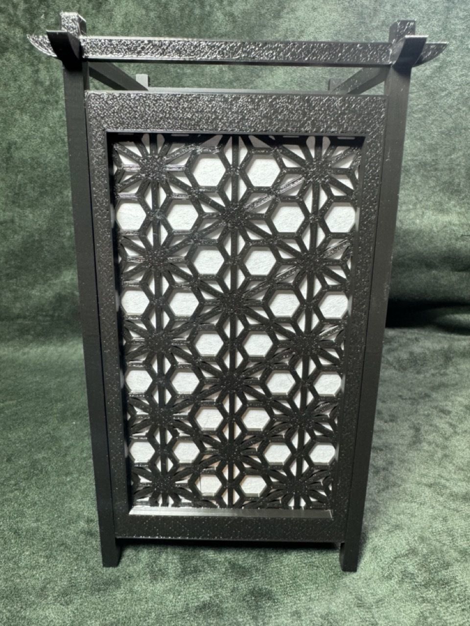 Kumiko Japanese Shoji Lantern - Yae-urahana-kikkou 3D print model_3