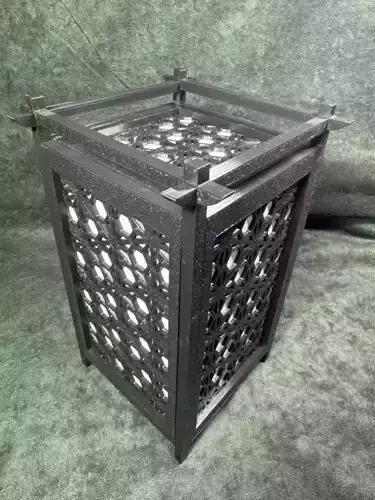 Kumiko Japanese Shoji Lantern - Yae-urahana-kikkou 3D print model