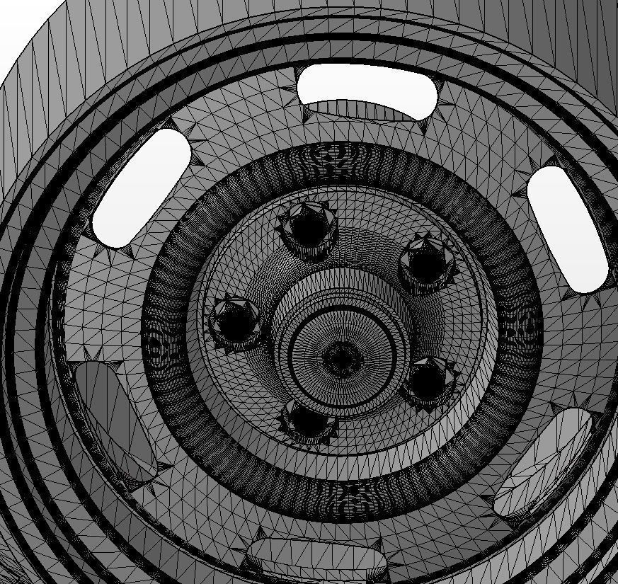 Wheels for scale model of Chrysler 1960-76 3D print model_12