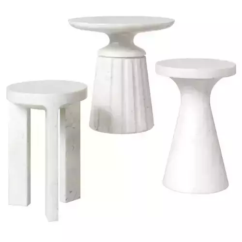 Banana Republic marble side tables Alta