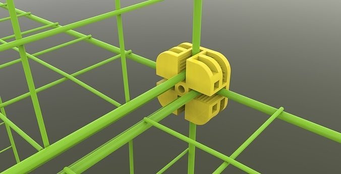 Wire Cube Connectors Closet Organisers Free 3D print model