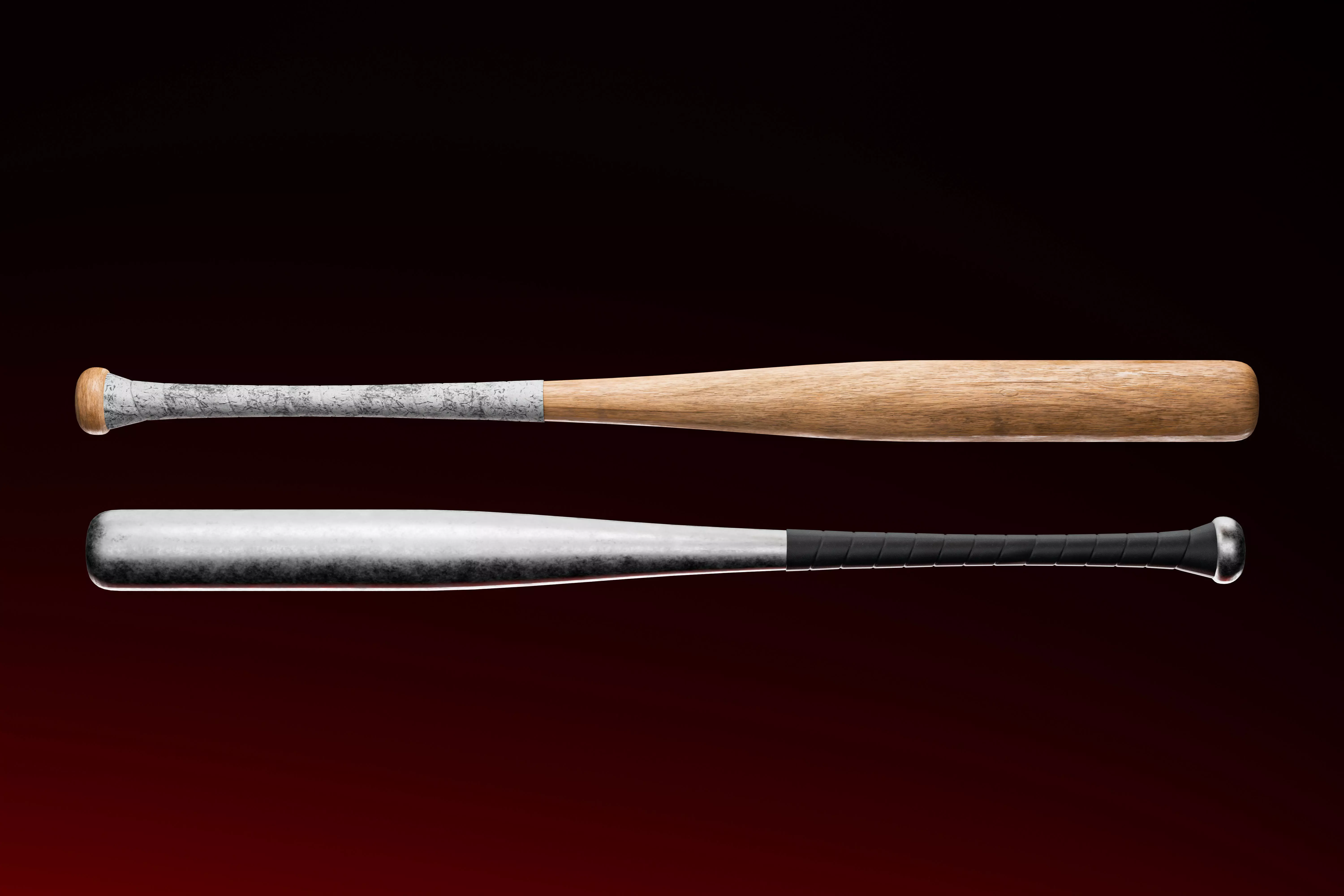 Baseball Bats 01 Low-poly 3D model