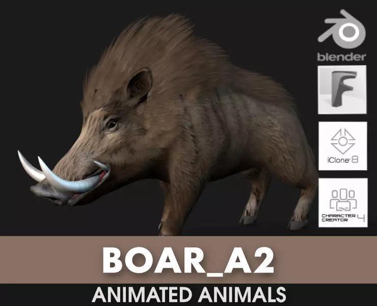 Boar-A2 3D model_0