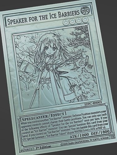 SPEAKER FOR THE ICE BARRIERS - YU-GI-OH Free 3D print model